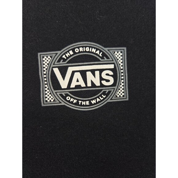 Vans Mens Original Off The Wall X-Large Black Sweatshirt - Picture 6 of 8